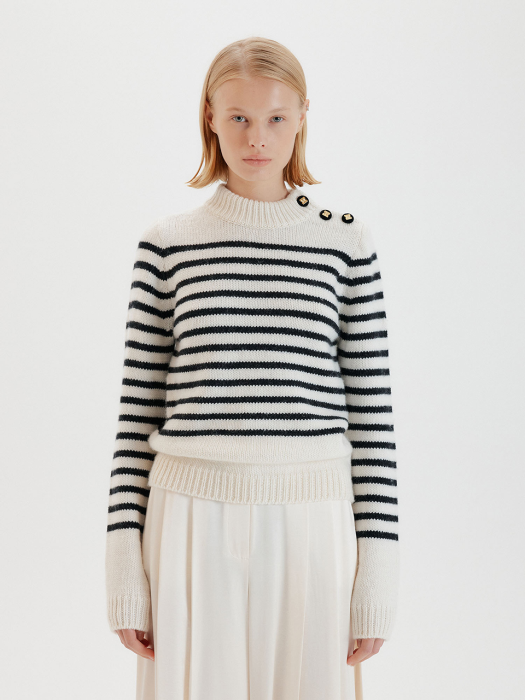 Tripe Stripe Knit Pullover