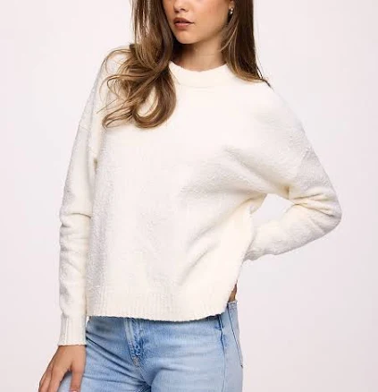 Nuuds Women's Boucle Crewneck Sweater