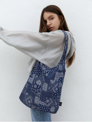 Paisley Corduroy Eco Bag