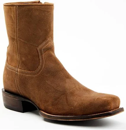 Moonshine Spirit Men's Pancho 8" Roughout Square Toe Western Boots