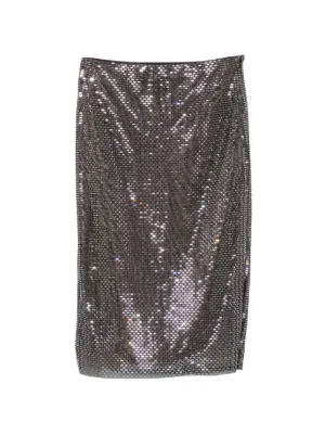 Pearl-embellished Pencil Skirt