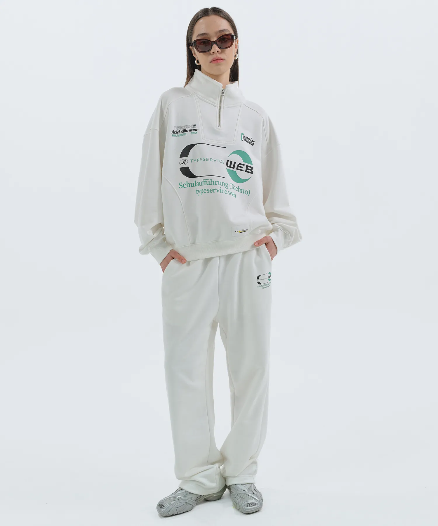 Unisex Oval Sweatpants [Off White]