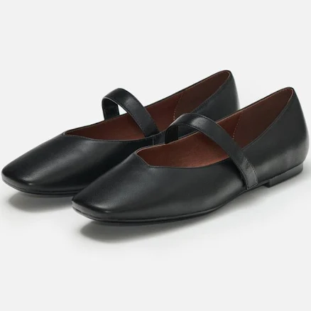 ROH SEOUL Rowie Mary Jane Shoes_Leather Black by W Concept