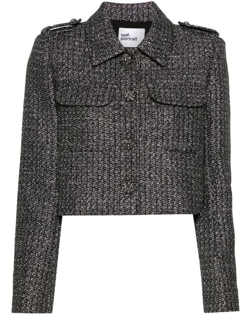 Metallic Bouclé Jacket