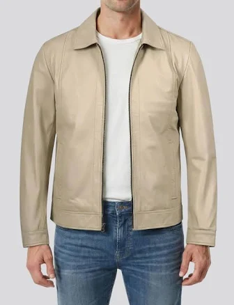 Decrum Men's Genuine Lambskin Leather Jacket