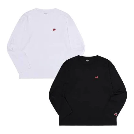 KIRSH Two-Pack Long Sleeve Cherry T-Shirts