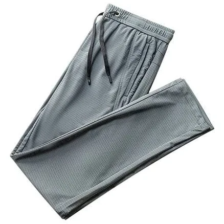 Men's Lightweight Breathable Silk Cargo Sweatpants