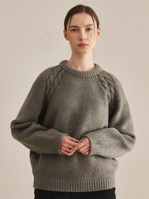 Poplar Wool Round Neck Knit
