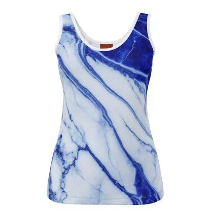 Abstract Ocean Marble Tank Top