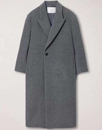 Dunst Unisex Maxi Double Wool Peacoat