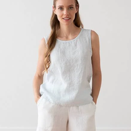 Washed Linen Tank Top