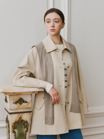 Sheepskin Belted Shirt Jacket