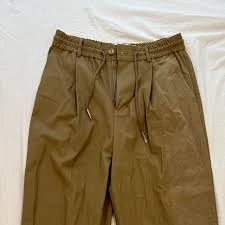 Feng Chen Wang Men's Khaki and Tan Trousers