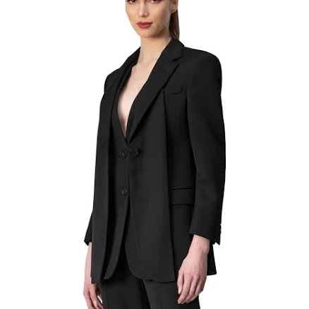 Alexander McQueen Women's Peak Lapel Wool Blazer