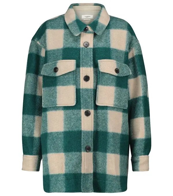Harveli Checked Shirt Jacket