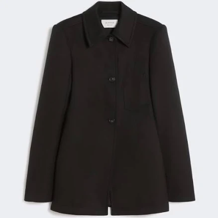 Sportmax Woman Fitted gabardine shirt jacket