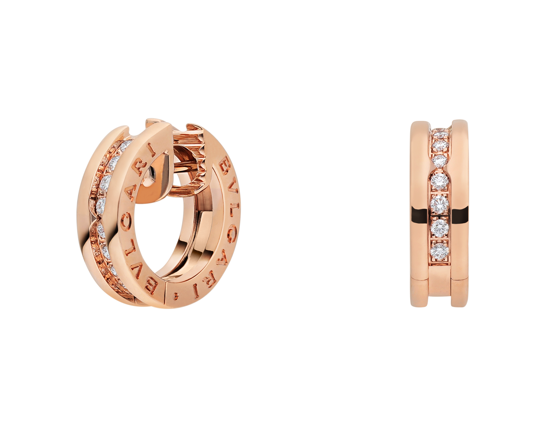 B.Zero1 Rose Gold Earrings