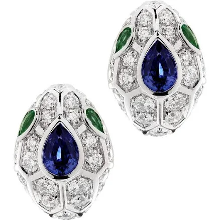 Bulgari Lever-Back Earrings - Bvlgari Serpenti Seduttori & Italian Modern Emerald