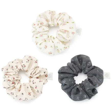 ENGBROX bubbly floral scrunchie_3 colors