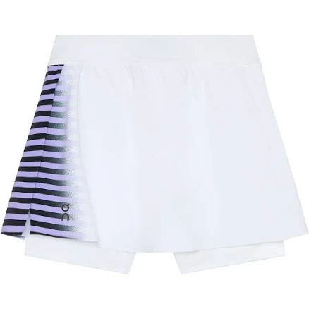 On Women's Court Skirt with Split Edge