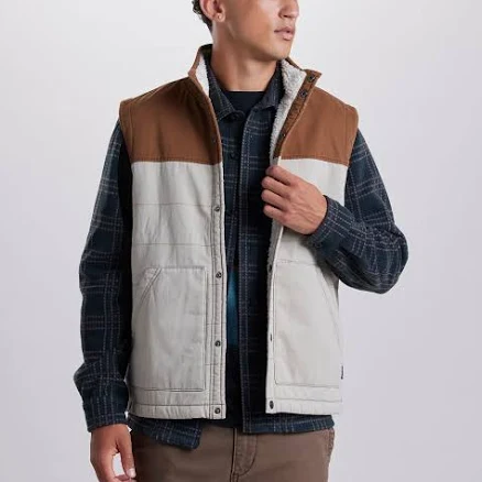 UNIONBAY Men's Dax Colorblock Sherpa Vest