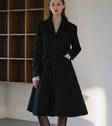 DEHEVE Hourglass Long Coat