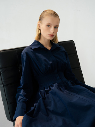 Diana Waist Tuck Dress