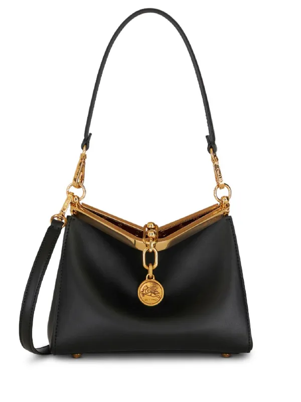Vela Leather Shoulder Bag