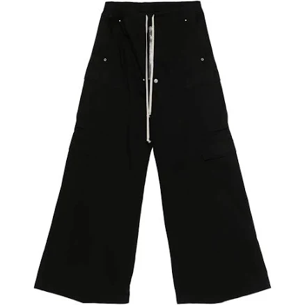 Rick Owens DRKSHDW - Jumbo Bela cargo pants - men - Organic Cotton - L - Black