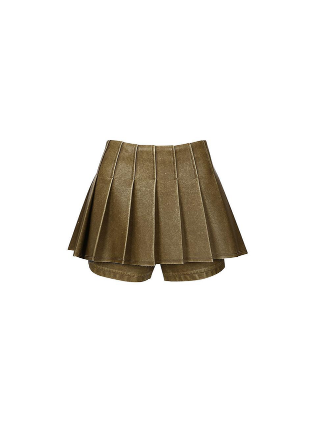 Pleated Mini Skort
