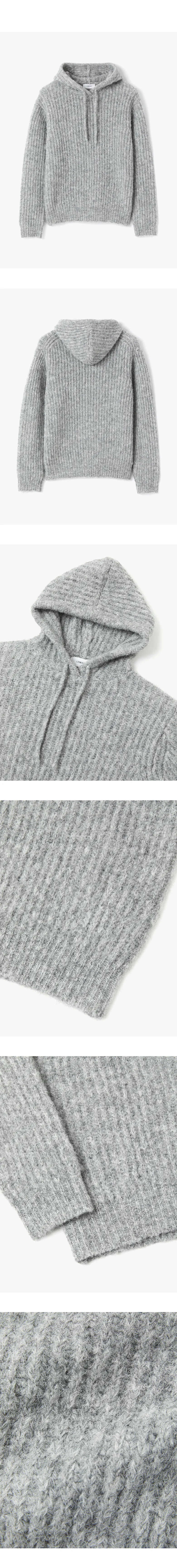 Heavy Hood Knit - Gray