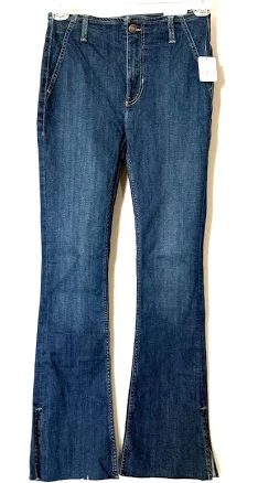 Free People We The Free Jeans Womens Size 28 Level Up Slit Bootcut