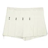 Star rivet pleated skort (Ivory) - bonnae