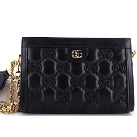Gucci Gg Matelassé Leather Shoulder Bag
