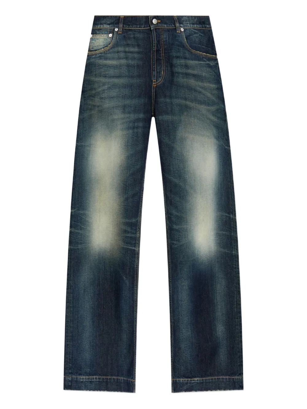 Straigh-leg Mid-rise Jeans