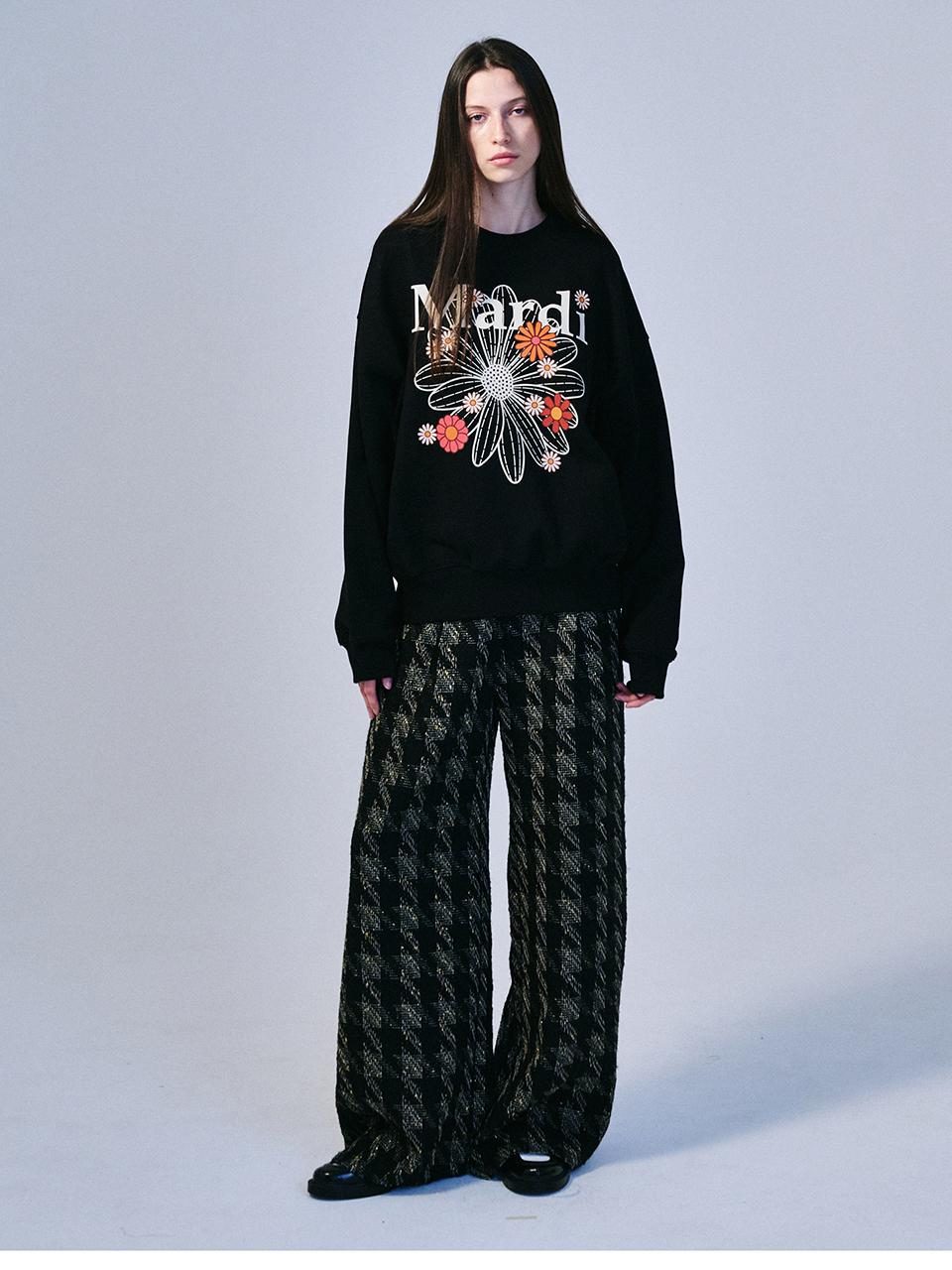 Tweed Wide Pants
