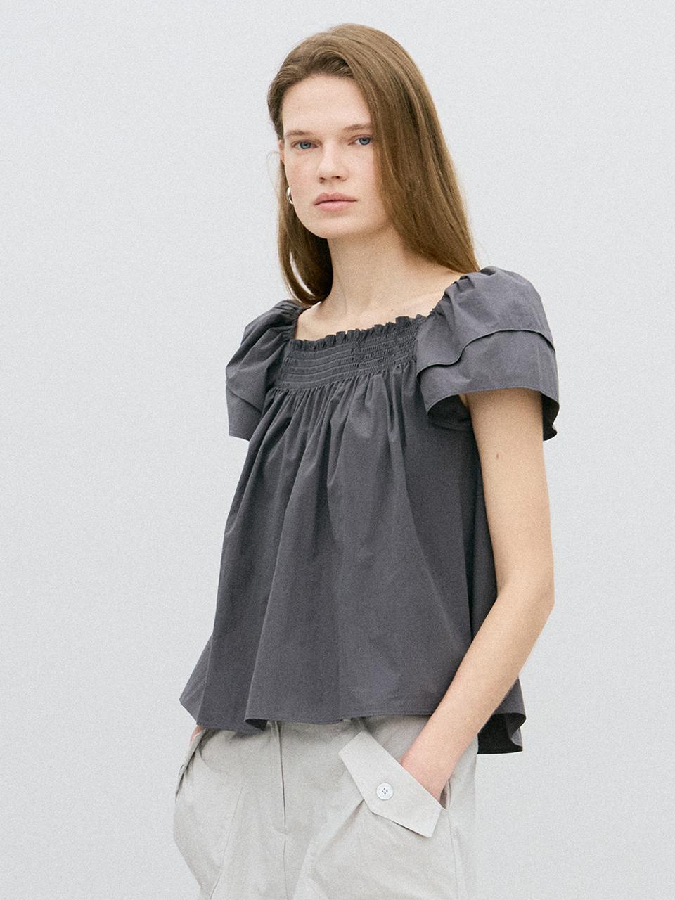 Smocking Volume Top