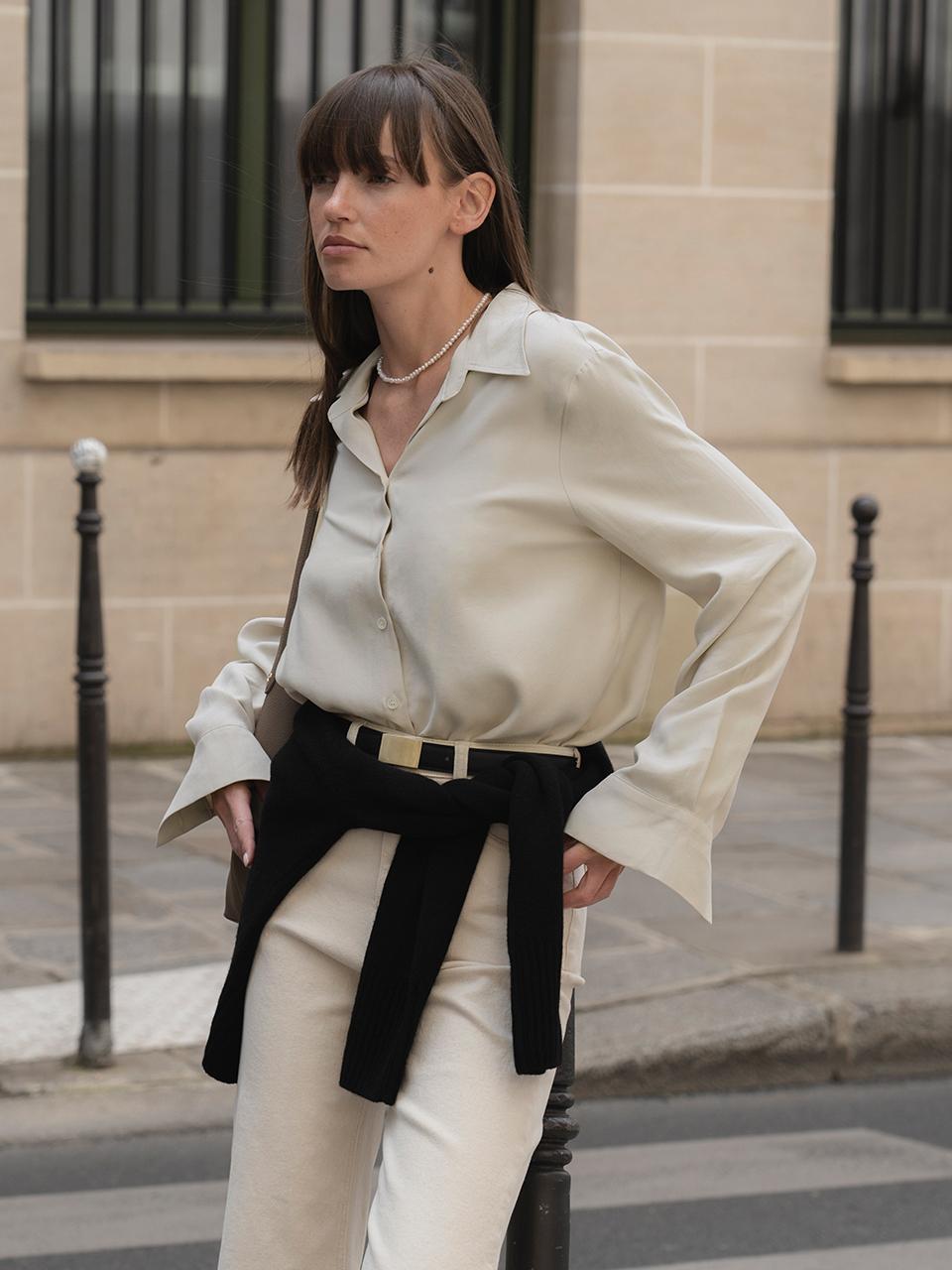 Poy Blouse (Beige)