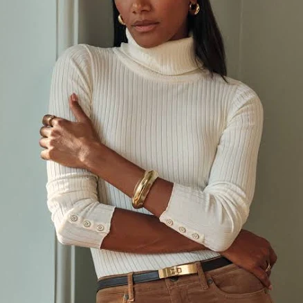 J.McLaughlin Women's Arlette Turtleneck Top