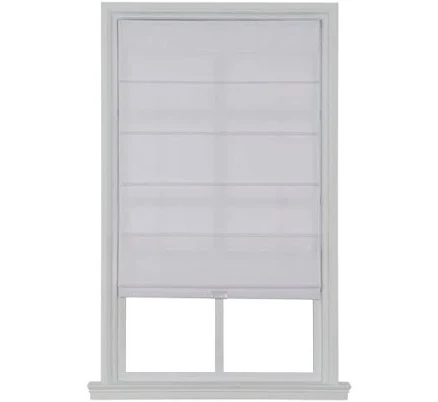 Home Basics Cordless Light Filtering Fabric Roman Shade