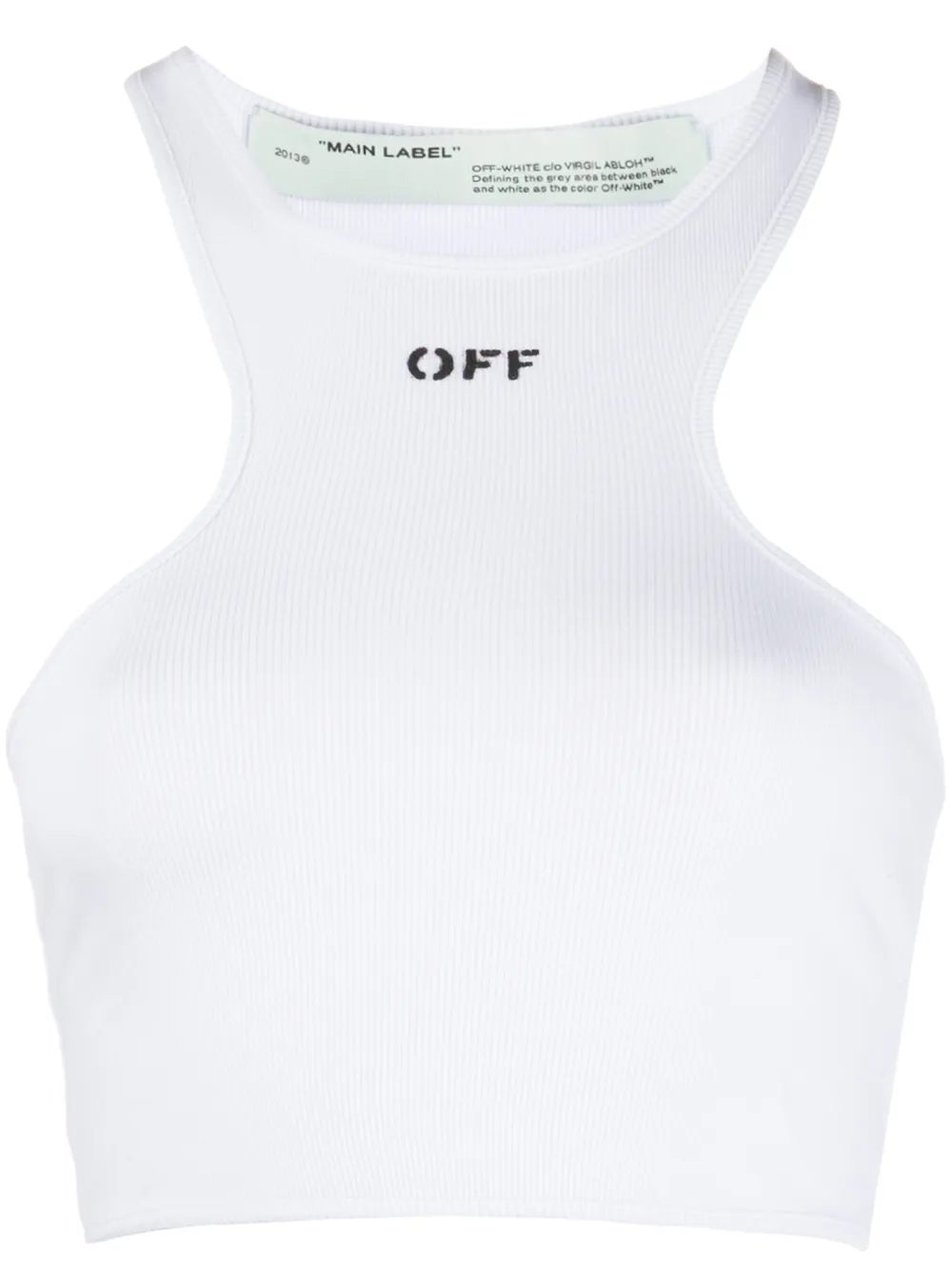 Ribbed Logo-print Vest