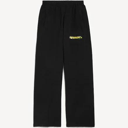Balenciaga Men's Messy Spray Baggy Sweatpants