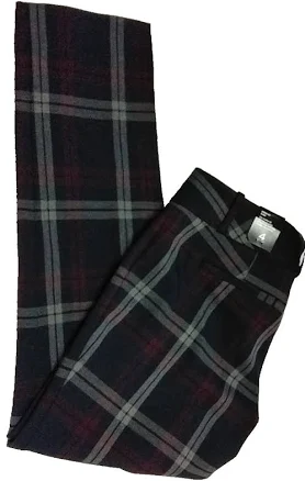 Women's 4 The Limited Plaid Ankle Pants, Drew Fit, Straight Leg,
