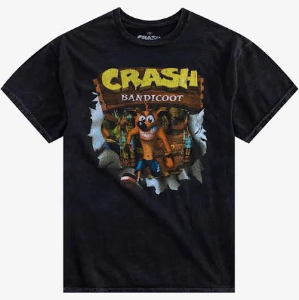 Crash Bandicoot Poster Graphic T-Shirt