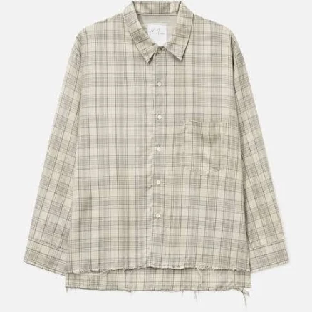 Aging Rayon Check Shirt