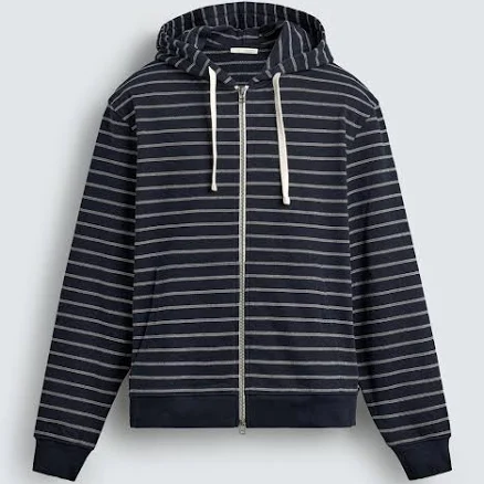 Zara Men's Striped Hoodie Sweatshirt