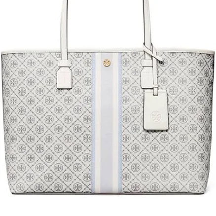 Tory Burch Women's T Monogram Coated Canvas Tote