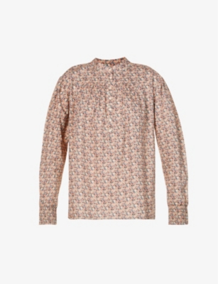 BA&SH - Freja floral-print cotton-crepe blouse