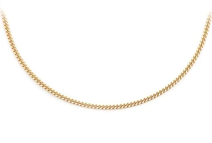 1.5mm Miami Cuban 14k Solid Gold Chain