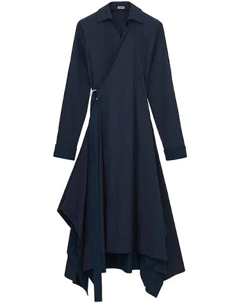Loewe Women's Cotton Draped Dress